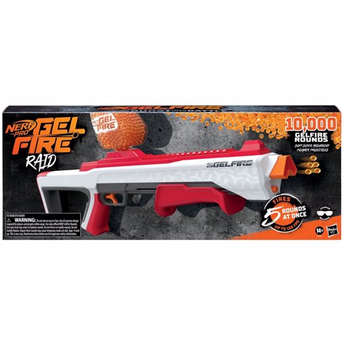 Full size cover page of the book 'NERF F7634  NER GELFIRE RAID Non Elec'