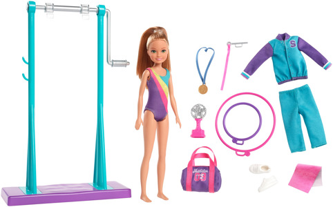Cover page of the book 'Barbie Team Stacie Doll and Gymnastics Playset Code GBK59'