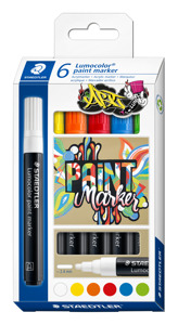 Cover page of the book 'Staedtler 349 C6 Lumocolour Acrylic Marker 6 Pcs'