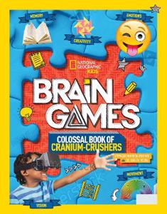 Cover page of the book 'BRAIN GAMES: COLOSSAL BOOK OF CRANIUM CRUSHERS'
