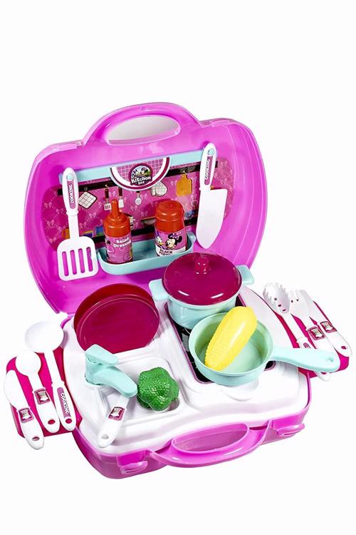 Full size cover page of the book 'DISNEY KITCHEN SET MINNIE	CODE SP14100'