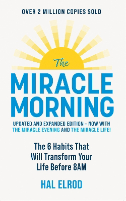 Full size cover page of the book 'The Miracle Morning'