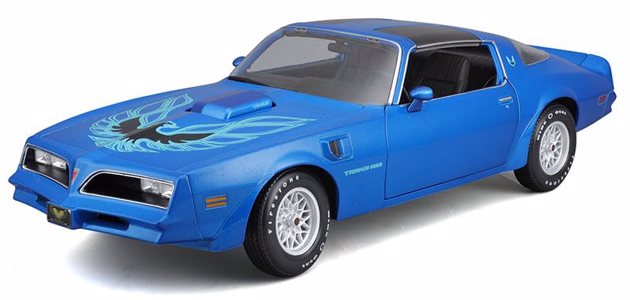 Cover page of the book 'MAISTO 51464BL 1/18  - 1978 Pontiac Firebird Trans Am Met. Blue'