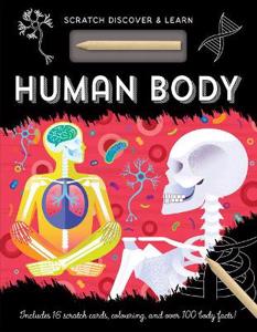 Cover page of the book 'SCRATCH DISCOVER & LEARN: HUMAN BODY'