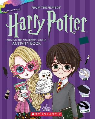Full size cover page of the book 'Foil Wonders: Around the Wizarding World (Harry Potter)'
