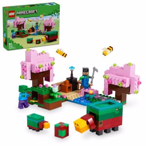 Cover page of the book 'LEGO 21260 The Cherry Blossom Garden'