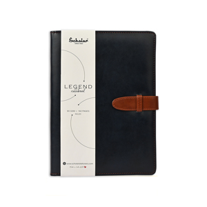 Cover page of the book 'Scholar Legend  Note Book A6 LEG1-B  (Deep Tan) 192pgs'