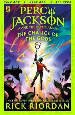 Full size cover page of the book 'Percy Jackson and the Olympians: The Chalice of the Gods'