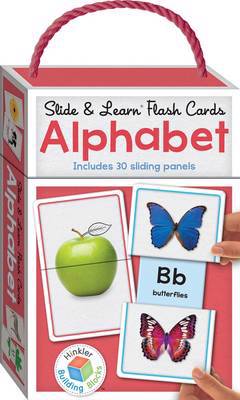 Full size cover page of the book 'Building Blocks Slide & Learn Flashcards Alphabet'