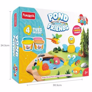 Cover page of the book 'funskool fundough  POND FRIENDS Code1733200'