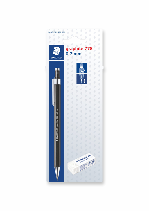 Full size cover page of the book 'Staedtler 778 7ABKE Graphite Mech. Pencil with Lead'