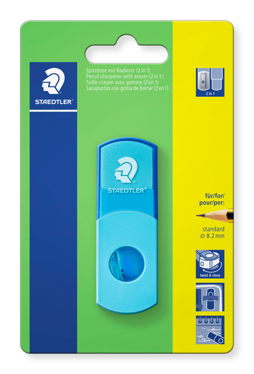 Full size cover page of the book 'Staedtler 511SEF30BK Tub Sharpner+Eraser(2 In1)'
