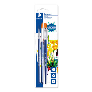 Cover page of the book 'Staedtler 989 SBK3-302  Brush 3 Pcs Blister Card'