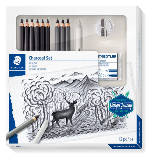 Full size cover page of the book 'Staedtler 61 100C  Sketching Set Mixed'