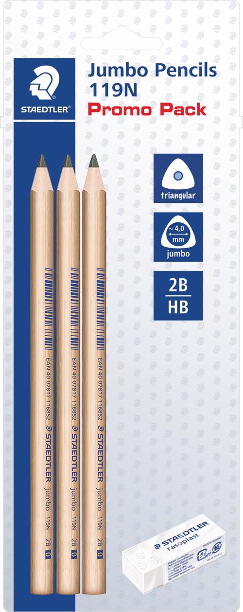 Full size cover page of the book 'Staedtler Jumbo Natural Pencil Promo Pack'