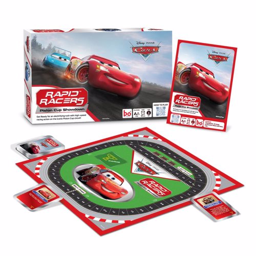 Full size cover page of the book 'BORAD BOD02 BO Disney Cars Rapid Racers Solid'
