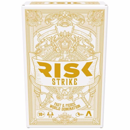 Full size cover page of the book 'HASBRO GAMING F6650 RISK STRIKE Solid'