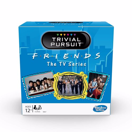 Full size cover page of the book 'HASBRO GAMING E8627 TRIVIAL PURSUIT FRIENDS EDITION Solid'