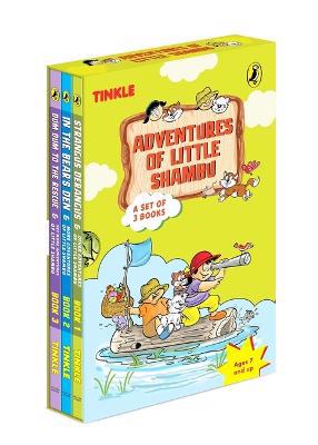 Full size cover page of the book 'ADVENTURES OF LITTLE SHAMBU  BOX SET'