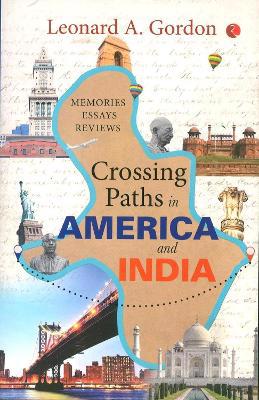 Full size cover page of the book 'Crossing Path In The U.S & India'