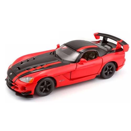 Full size cover page of the book 'Bburago  18-92114 1/24  DODGE VIPER SRT 10 ACR Collectible Models for 14+'