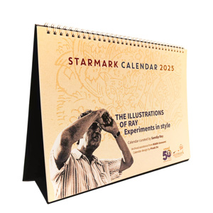 Cover page of the book 'STARMARK CALENDAR 2025- THE ILLUSTRATIONS OF RAY: EXPERIMENTS IN STYLE'