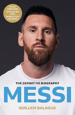 Full size cover page of the book 'Messi'