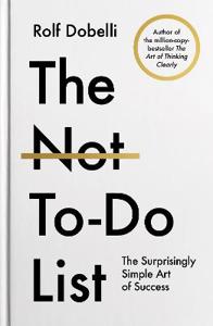 Cover page of the book 'Not To Do List'