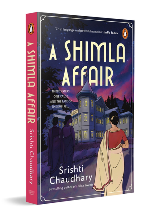 Full size cover page of the book 'A SHIMLA AFFAIR'