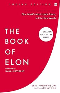 Cover page of the book 'THE BOOK OF ELON`'