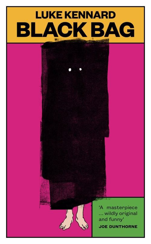 Full size cover page of the book 'BLACK BAG'